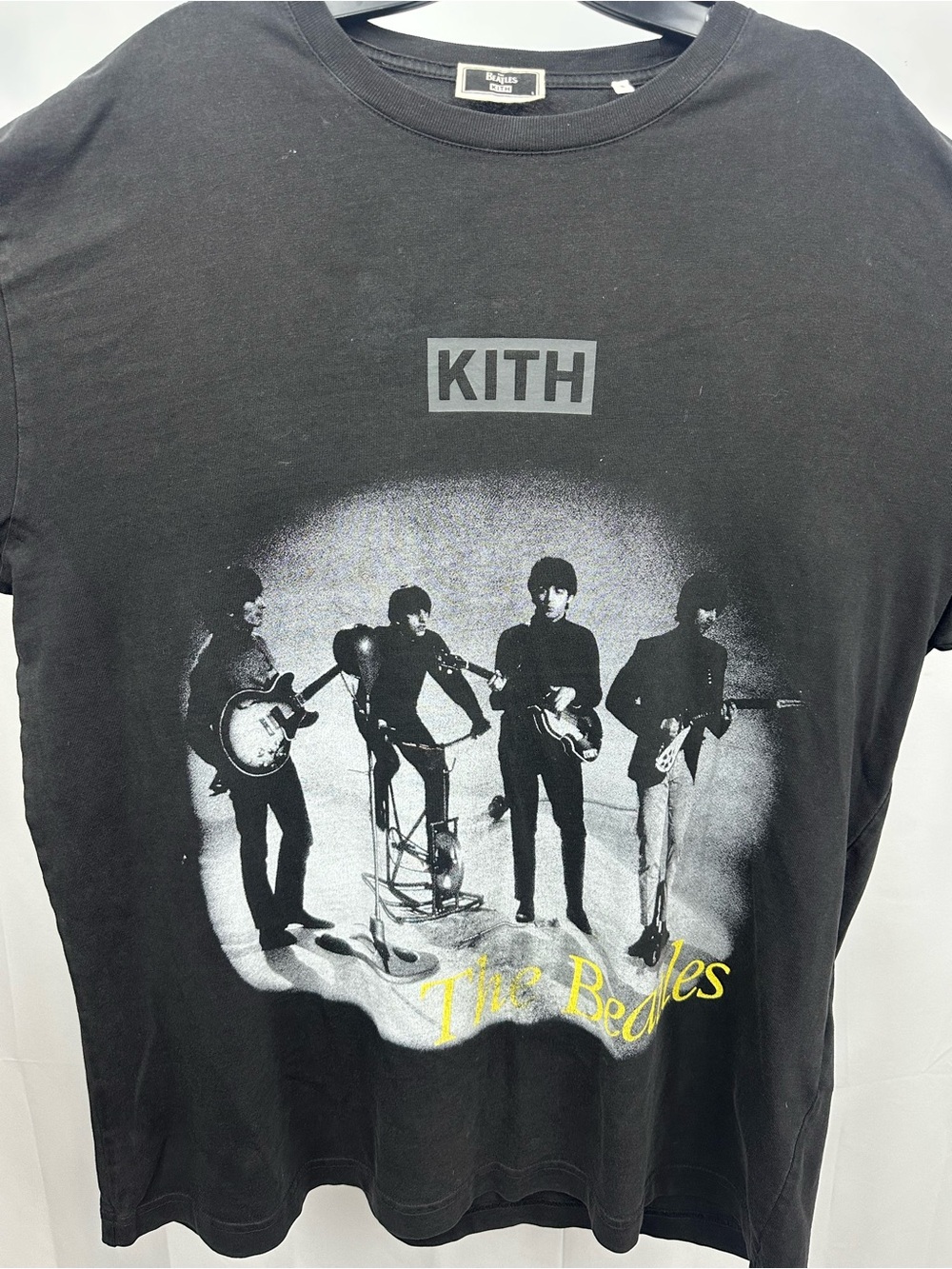 Kith Black Beatles Photo Graphic Short-Sleeve Tee